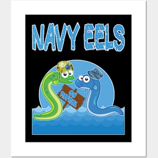 Navy Eels Posters and Art